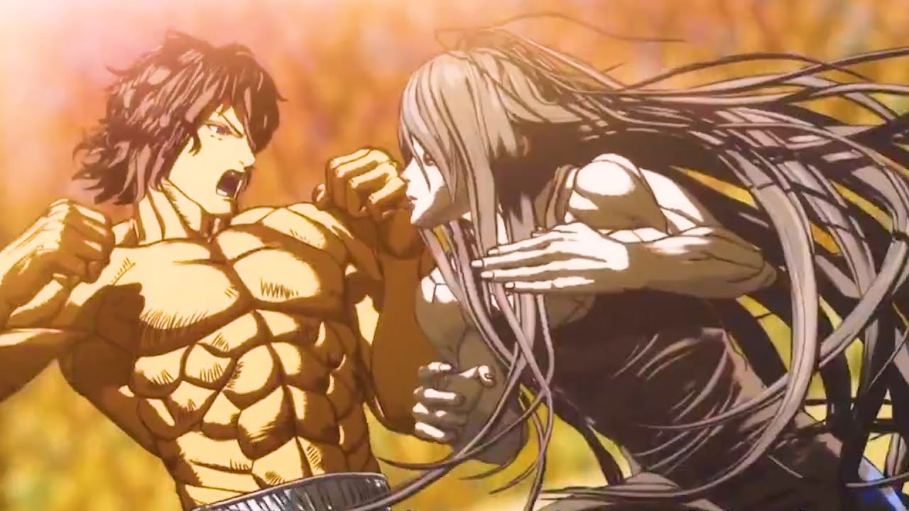 ケンガンアシュラ - Ohma VS Roy Inaba, Peing VS  Rei Full Fight | Kengan Ashura Season 2