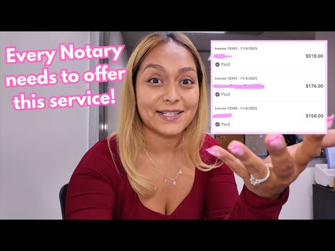 How I made $800+ today as a Notary Public 😁💸🙌 no extra certificates required! 