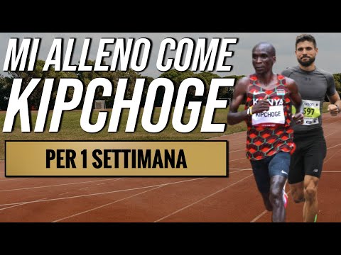 Mi alleno come Kipchoge per una settimana