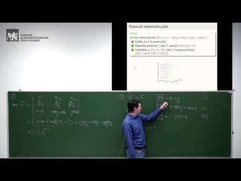 doc. M. Bohata: Matematická analýza 2 – cv. [19 – Potenciál vektorového pole, LS 20/21] 🦠