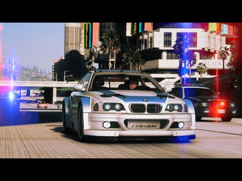 NFS Most Wanted Remake - M3 GTR Police Chase