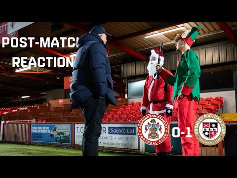 Andy Woodman after our win against Accrington Stanley