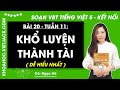 Vở bài tập Tiếng Việt Lớp 5 Bài 20: Khổ luyện thành tài