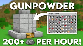 Easiest Witch &amp; Gunpowder farm in Minecraft Bedrock 1.20! (MCPE/Xbox/PS4/Nintendo Switch/Windows10)