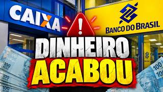 FIM DO DINHEIRO? Alerta bomba pega de surpresa os clientes da Caixa e Banco do Brasil