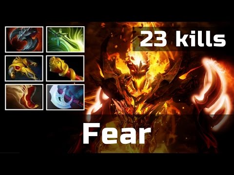 Fear • Shadow Fiend • 23-5 — Pro MMR Gameplay Dota 2