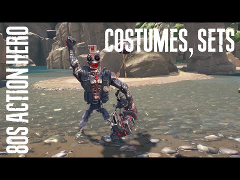 80s Action Hero Costumes & Sets / Zombies / Plants vs Zombies Battle for Neighborville