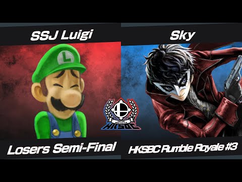 [HKSBC Rumble Royale 群魔亂武 #3] Losers Semi-Final - SSJ Luigi (Luigi) VS Sky (Joker)