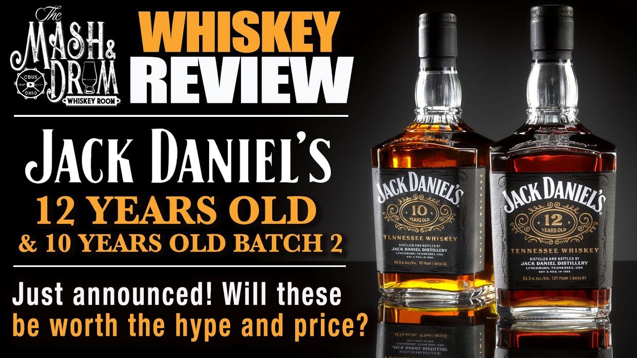 Jack Daniel's 12 Year & 10 Year Tennessee Whiskey Batch 2 Review!