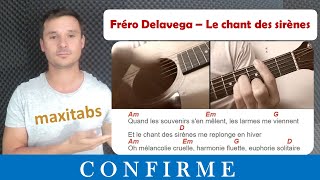 Tuto guitare Frèro Delavega - Le chant des sirènes (Accords et Paroles)