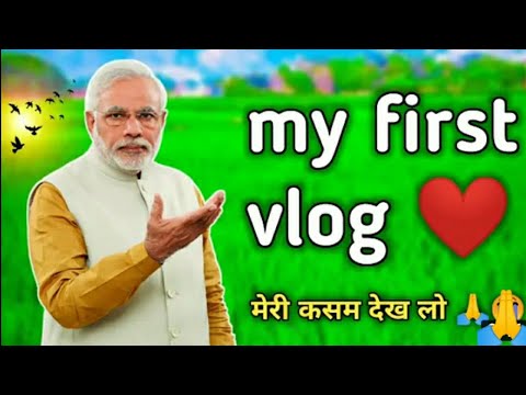 my first vlog modhi PM
