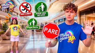 Maria Clara e JP Ensinam Regras de conduta no Shopping!