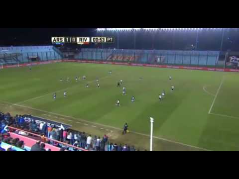 Gol de Mariano Barbieri - Arsenal 1 Vs 0 River Plate - Fecha 16 - Liga Argentina