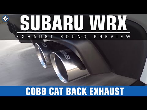 COBB Tuning Cat Back Exhaust - 2015 Subaru WRX Exhaust Video