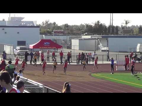 FSG 200m vs Laguna Hills 3-19-14 - Los Alamitos Girls