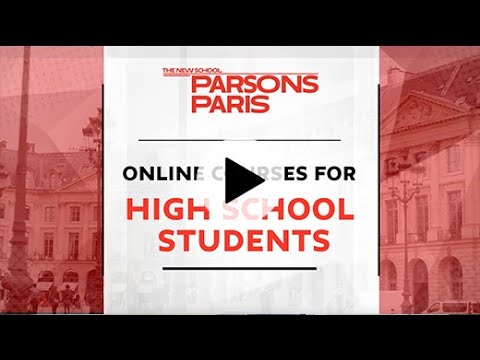 Parsons Paris Online Courses for High School Students