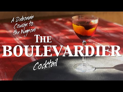 The BOULEVARDIER  |  A Debonair Cousin to the Negroni Cocktail!