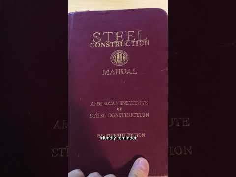 Steel Manual Basics #structuralengineering #civilengineering