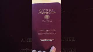 Steel Manual Basics #structuralengineering #civilengineering