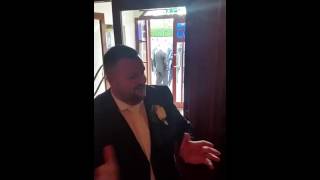 The Big Strong Man - Charlie & Lynsey's wedding, Springfield Hotel, Leixlip - 26/08/2016