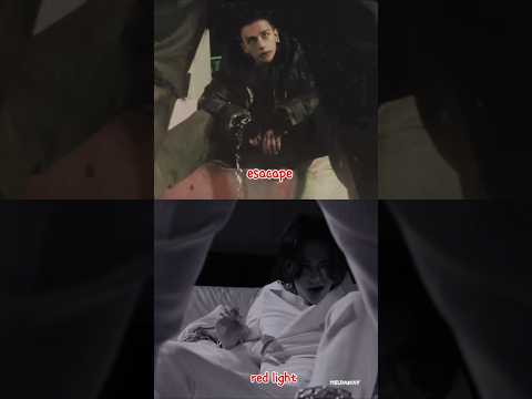 escape And red light has the same scene??? #hyunjin #bangchan #escape #straykids