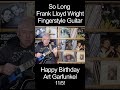 So Long Frank Lloyd Wright #simonandgarfunkel #solojazzguitar