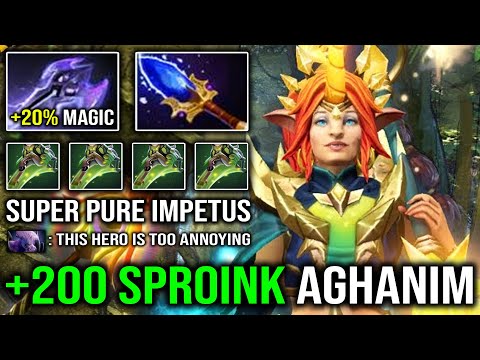 7.30c Most Annoying Hero | 100% Pure Damage +200 Sproink Range EZ 24Min GG Enchantress Dota 2