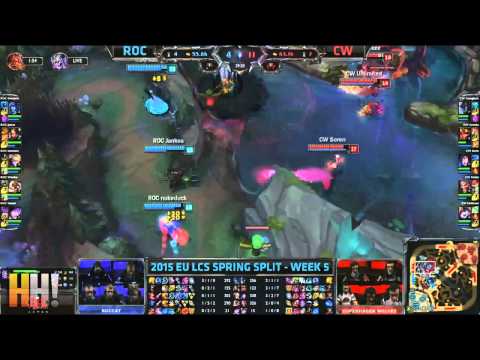 1. Roccat vs Copenhagen Wolves - Highlights - EU LCS Spring 2015 W5D1