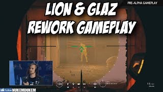 R6 Lion & Glaz Rework Gameplay New See Through Deployable Shield! Rainbow Six Siege