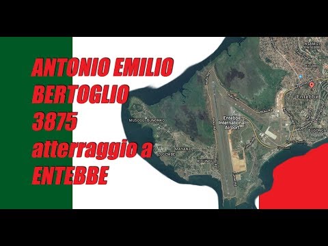 3875 landing at ENTEBBE - Alitalia DC 8 - Antonio Emilio Bertoglio