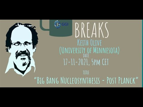 GGI Tea Breaks' Seminar - Keith Olive (University of Minnesota)