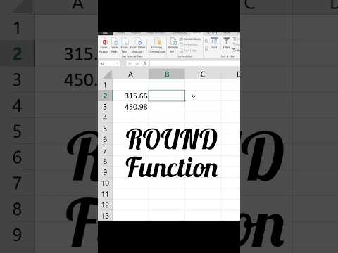ROUND Function in Excel | Excel tricks #excel #shorts #ytshorts
