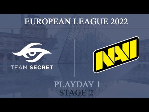 Secret vs NAVI @Villa | European League 2022 - Stage 2 Playday 1