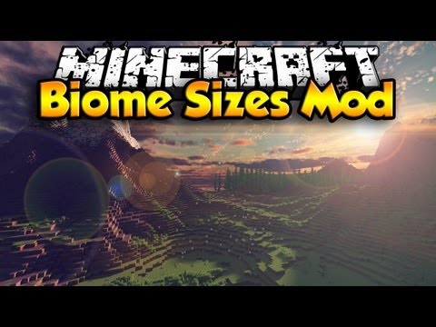 BeckBroJack - Minecraft - 12 New Biome Sizes Mod