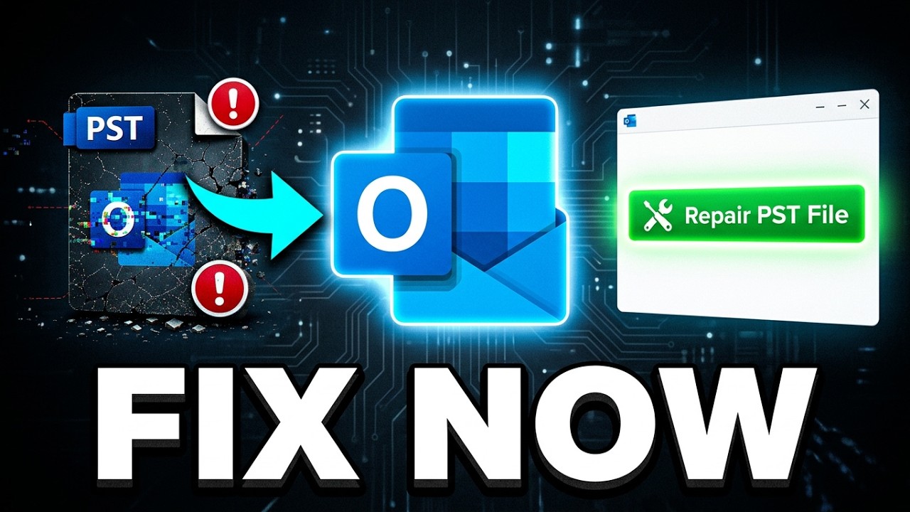 Outlook PST File Corrupt? Here's How to Repair It (Free + Advanced Fix)