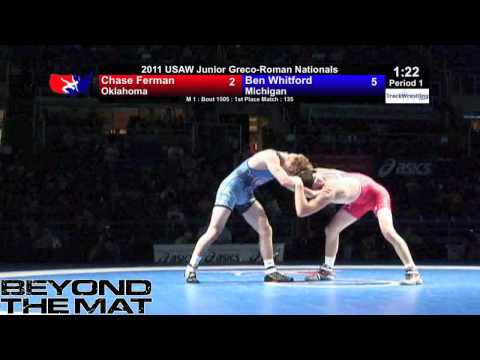 Junior Greco Final 135   Ben Whitford MI vs  Chase Ferman OK