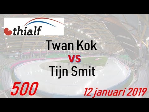 Twan Kok vs Tijn Smit 500 Thialf 20190112