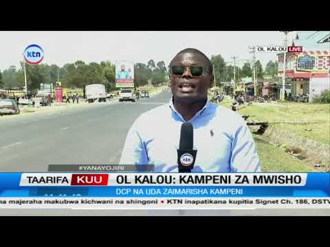 Kampeni za mwisho za uchaguzi wa mbunge zafanyika Ol Kalou