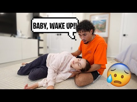 PASSING OUT WHILE SICK PRANK ON MY BOYFRIEND *cute reaction*