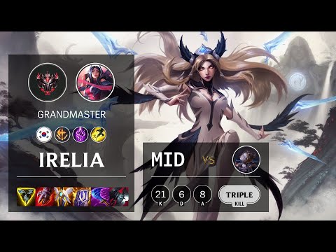 Irelia Mid vs Orianna - KR Grandmaster Patch 11.15