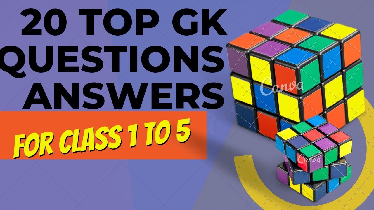 20 General Knowledge Questions For class 1 to 5 with Answers || GK in English and Hindi