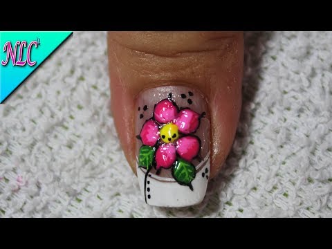 DECORACIÓN DE UÑAS FLOR♥ – COMO HACER FLORES EN LAS UÑAS – FLOWERS NAIL ART – NLC