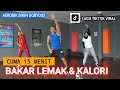 AEROBIC EXERCISE ONLY 15 MINUTES TO BURN FAT FOR BEGINNERS
