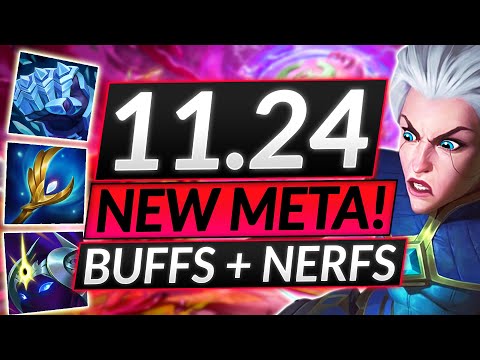 NEW 11.24 Patch Shakes Up The Meta - MASSIVE Champion NERFS and Some Buffs - LoL Guide