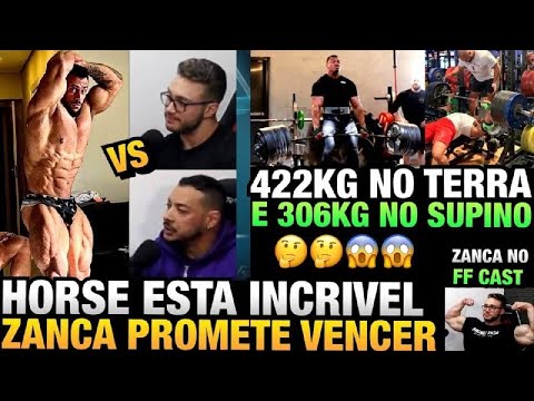 LARRY INSANO: 306KG NO SUPINO E 422KG NO TERRA - HORSE ESTÁ SINISTRO E ZANCA PROMETE VENCER O SHOW