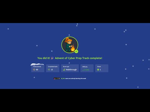 Advent of Cyber Prep Track 2025 !!