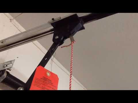 HOW FIX YOUR GARAGE DOOR OPENER ONCE YOU HAVE PULLED THE EMERGENCY RELEASE