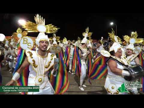 Largada Batería Eterna Guerrera - Comparsa Bella Samba - Carnaval De Concordia 2025
