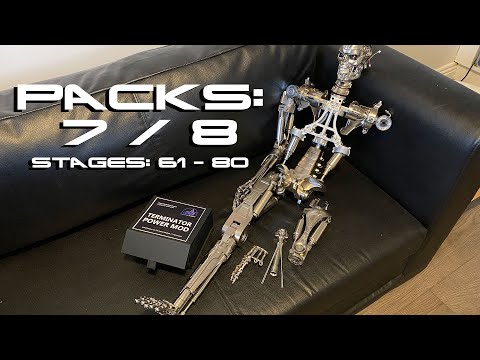 The Terminator T-800 Endoskeleton from Agora Models Packs 7 and 8
