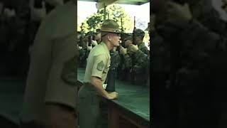 USMC Recruit uses squeaky voice while screaming, gets BLASTED by Drill Instructor #scream #usmc